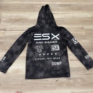 ESX 360 Gaming Gear T shirt with Hood Size 14/16